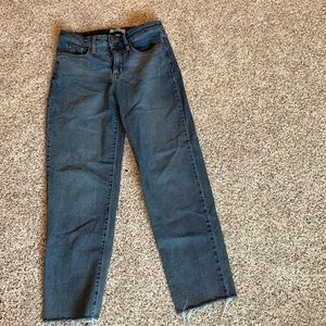 Nine West Size 2 high rise straight ankle jeans